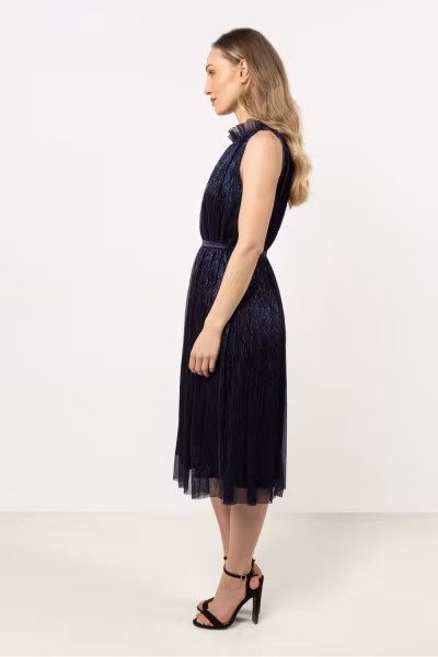 Sukienka Model A711 Navy - awama — zdjęcie 3