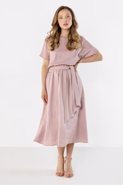 Sukienka Model A770 Dirty Pink - awama — zdjęcie 1