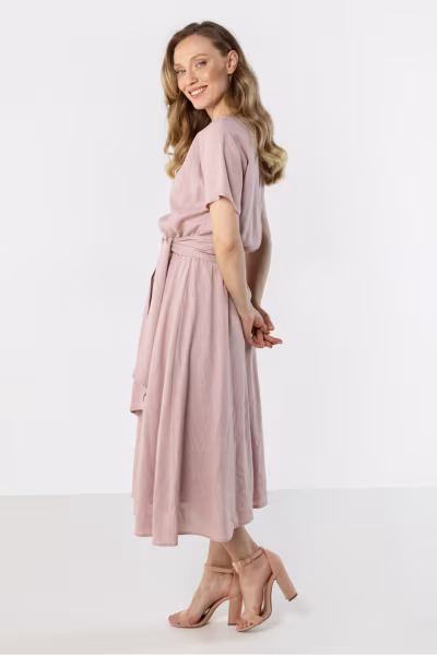 Sukienka Model A770 Dirty Pink - awama — zdjęcie 2