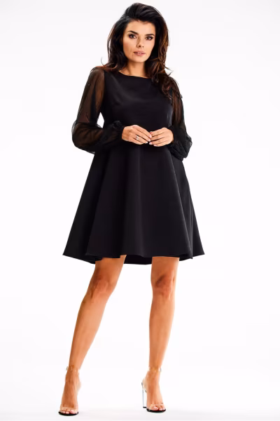Sukienka Model A622 Black - awama — zdjęcie 2