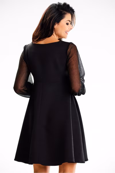 Sukienka Model A622 Black - awama — zdjęcie 3