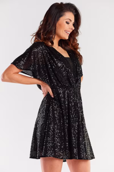 Sukienka Model A488 Black - awama — zdjęcie 2