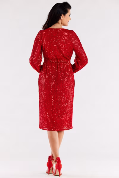 Sukienka Model A565 Red - awama — zdjęcie 3