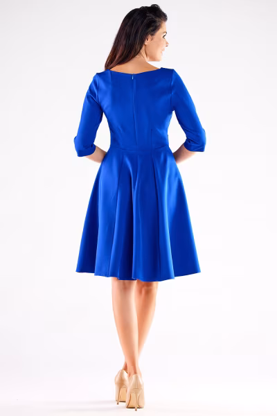 Sukienka Model A520 Blue - awama — zdjęcie 3