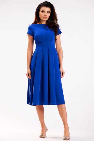 Sukienka Model A569 Blue - awama — zdjęcie 1