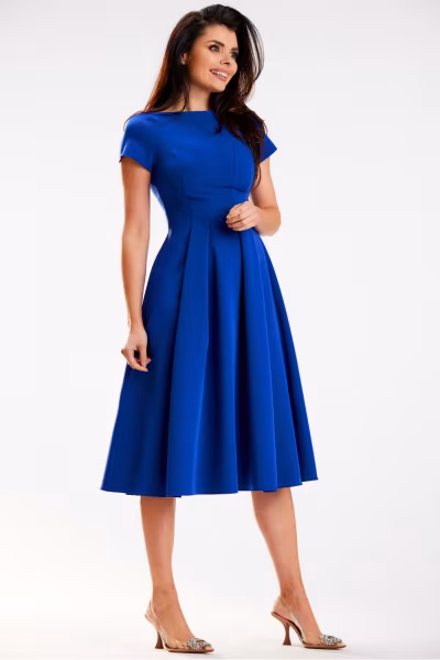 Sukienka Model A569 Blue - awama — zdjęcie 2