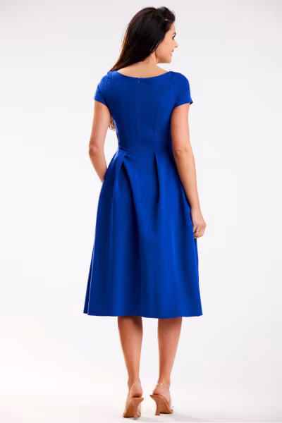 Sukienka Model A569 Blue - awama — zdjęcie 3