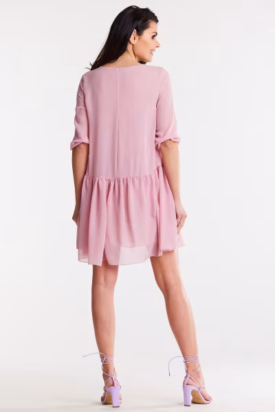 Sukienka Model A514 Powder Pink - awama — zdjęcie 3