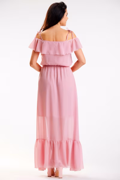 Sukienka Model A573 Dirty Pink - awama — zdjęcie 2