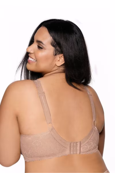 Biustonosz push up Biustonosz Usztywniany Model Carmela Big M-053/22 Beige - Mat — zdjęcie 3