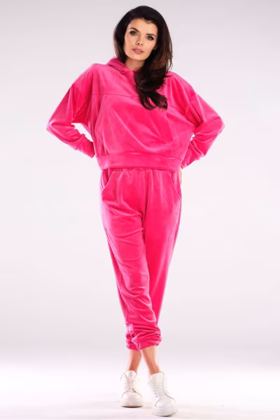 Bluza Damska Model A412 Pink - awama — zdjęcie 2