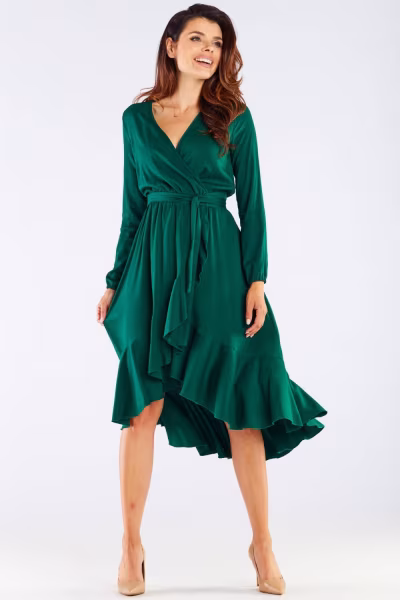 Sukienka Model A456 Green - awama — zdjęcie 2