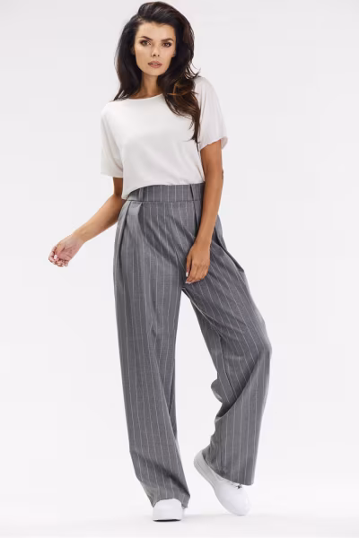 Spodnie Damskie Model A677 Grey - awama — zdjęcie 1