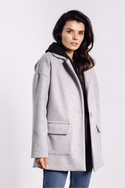 Kurtka Damska Model A751 Grey - awama — zdjęcie 1
