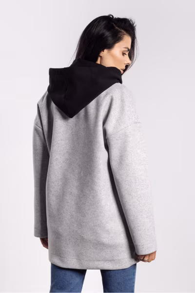 Kurtka Damska Model A751 Grey - awama — zdjęcie 3