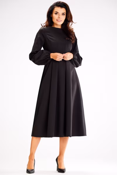Sukienka Model A595 Black - awama — zdjęcie 2
