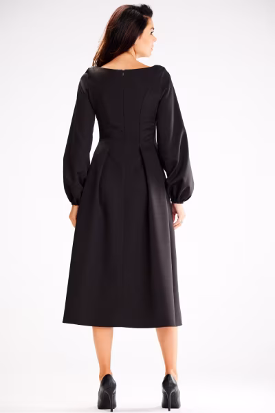 Sukienka Model A595 Black - awama — zdjęcie 3