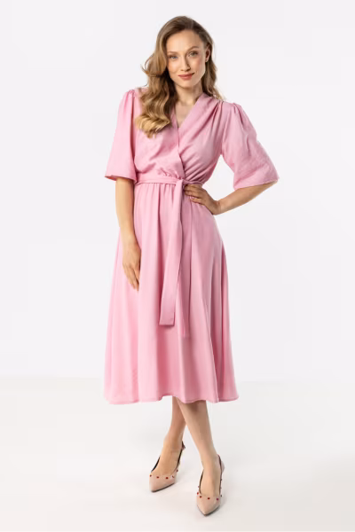 Sukienka Model A761 Pink - awama — zdjęcie 1