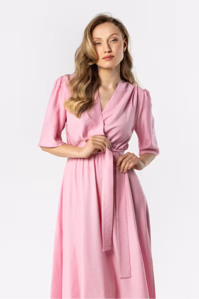 Sukienka Model A761 Pink - awama — zdjęcie 2