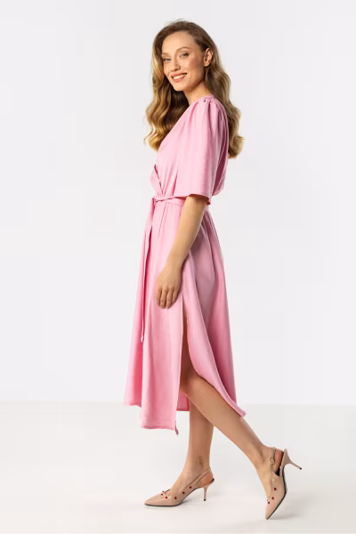 Sukienka Model A761 Pink - awama — zdjęcie 3
