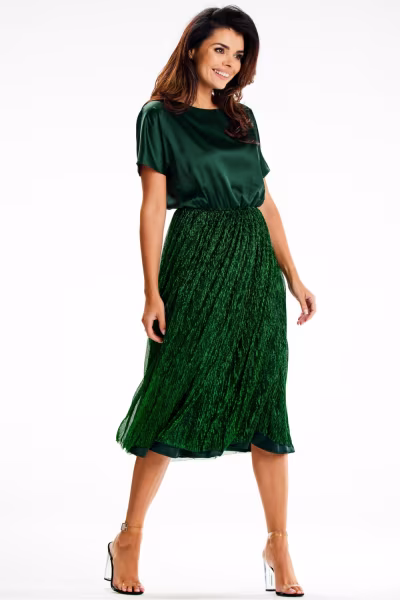 Sukienka Model A627 Green - awama — zdjęcie 1