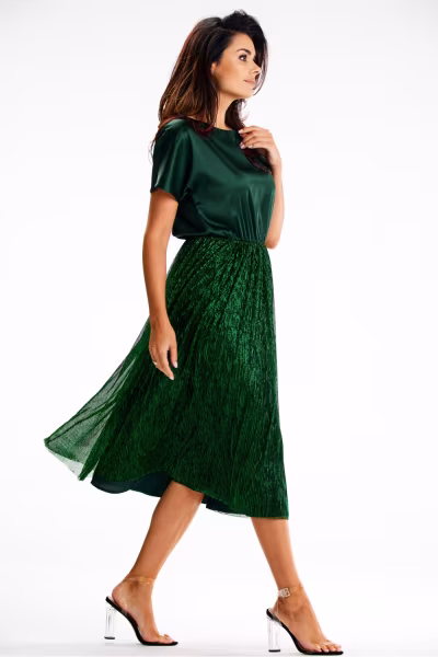 Sukienka Model A627 Green - awama — zdjęcie 2