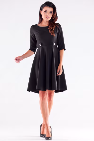 Sukienka Model A520 Black - awama — zdjęcie 2
