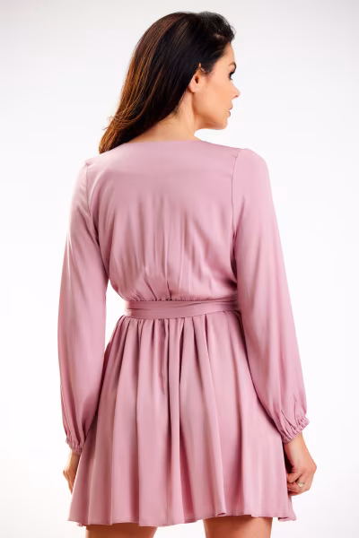 Sukienka Model A577 Dirty Pink - awama — zdjęcie 3