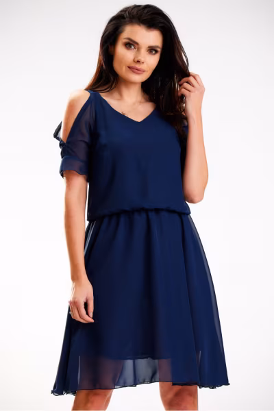 Sukienka Model A572 Navy - awama — zdjęcie 1