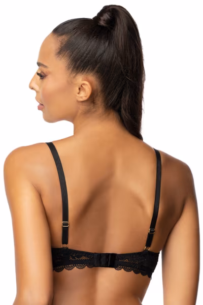 Biustonosz push up Biustonosz Push-up Model 0198/11/1 Estelle Black - Mat — zdjęcie 3
