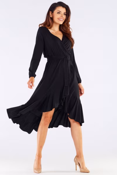 Sukienka Model A456 Black - awama — zdjęcie 2