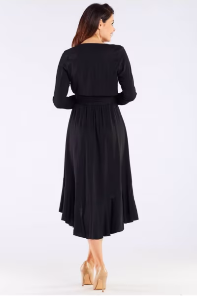 Sukienka Model A456 Black - awama — zdjęcie 3