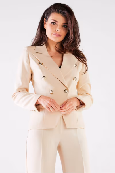 Żakiet Model A441 Beige - awama — zdjęcie 1