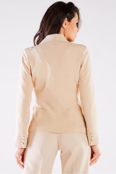 Żakiet Model A441 Beige - awama — zdjęcie 3