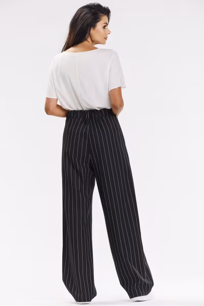 Spodnie Damskie Model A677 Black - awama — zdjęcie 3