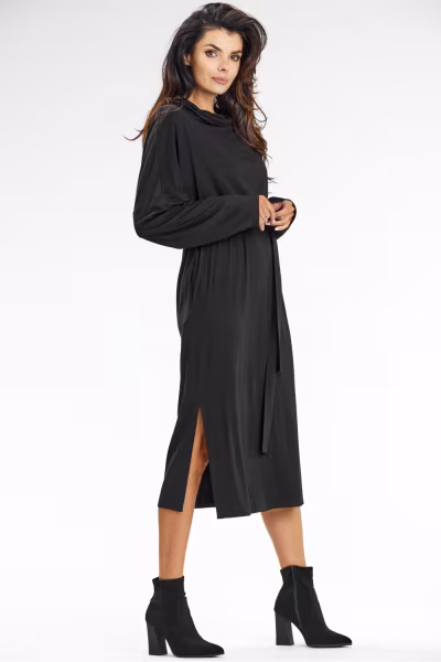 Sukienka Model A671 Black - awama — zdjęcie 2