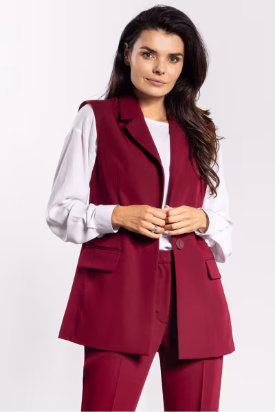 Kamizelka Model A745 Claret - awama — zdjęcie 1