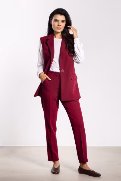 Kamizelka Model A745 Claret - awama — zdjęcie 2