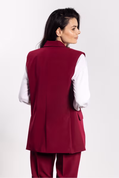 Kamizelka Model A745 Claret - awama — zdjęcie 3