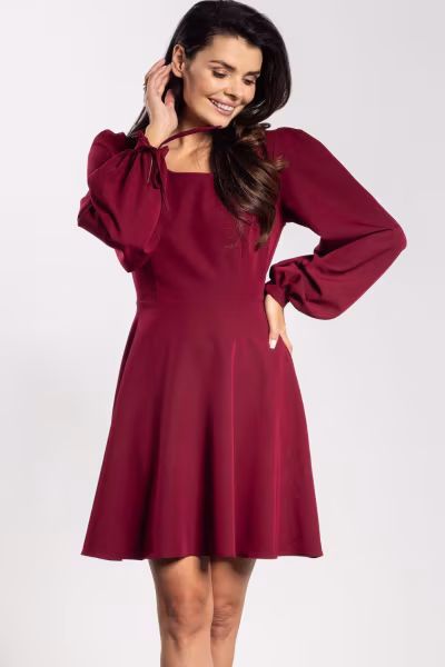 Sukienka Model A741 Claret - awama — zdjęcie 1