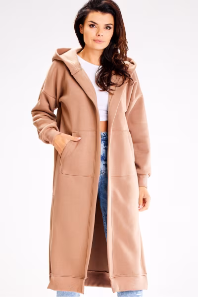 Bluza Damska Model A613 Beige - awama — zdjęcie 1
