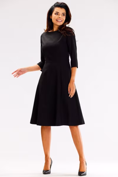 Sukienka Model A594 Black - awama — zdjęcie 2