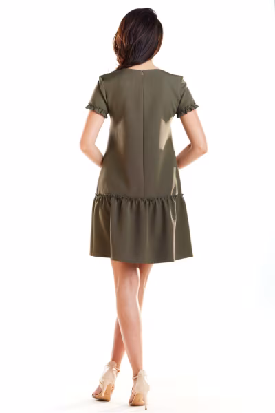 Sukienka Model A273 Khaki - awama — zdjęcie 3