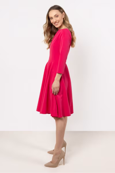 Sukienka Model A707 Pink - awama — zdjęcie 2