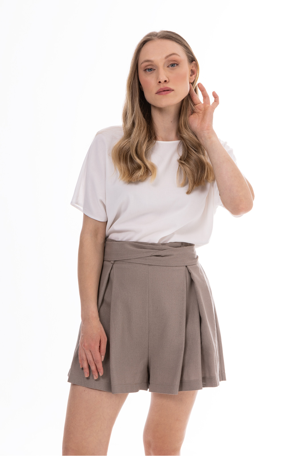 Szorty Damskie Model A774 Latte - awama