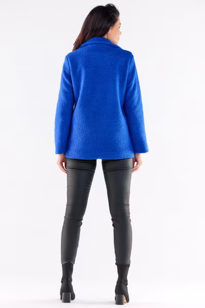 Kurtka Damska Model A545 Blue - awama — zdjęcie 3