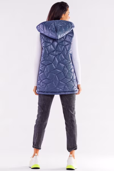 Kamizelka Model A539 Navy - awama — zdjęcie 3