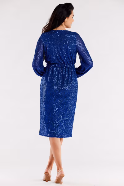 Sukienka Model A565 Blue - awama — zdjęcie 3