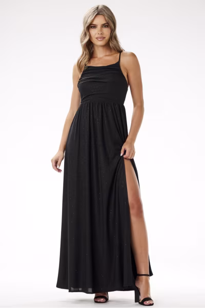 Sukienka Model A696 Black - awama — zdjęcie 1