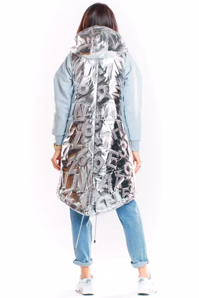 Kamizelka Damska Model A332 Silver - awama — zdjęcie 3